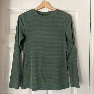 Universal Thread Olive Ribbed Long Sleeve Top